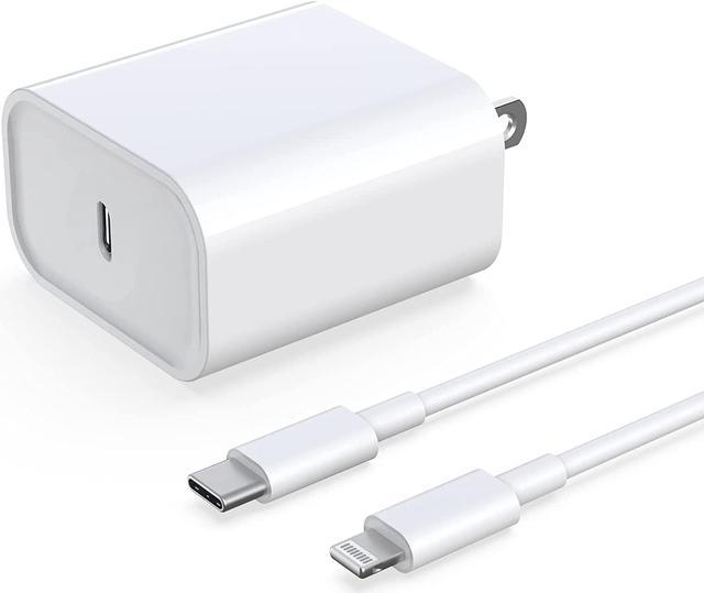 20W USB-C Wall Charger w/ USB-C to Lightning Cable WHT –