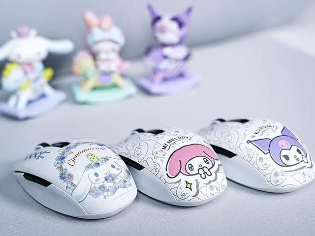 Alt view image 6 of 6 - Razer Sanrio Cinnamoroll Orochi V2 Bluetooth USB Dual-mode Wireless Office Game Mouse