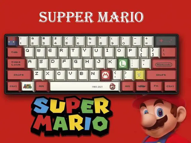 Corn 61-key Wired Small Portable Mechanical Keyboard Anti-Ghosting