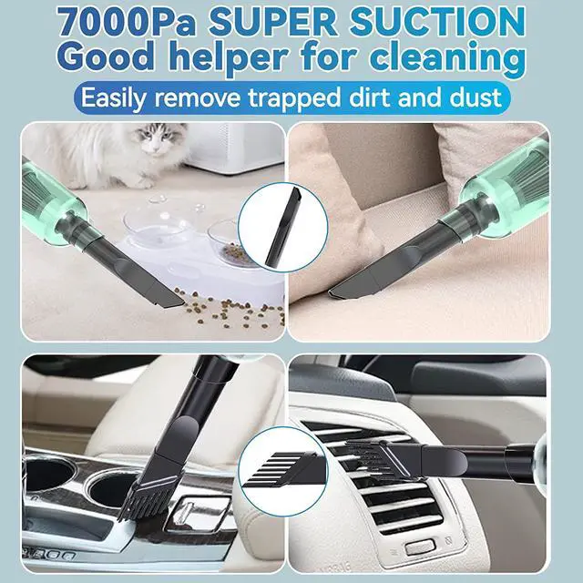 Alt view image 4 of 7 - Compressed Air Duster, CORN Electric Air Duster 50000RPM Rechargeable, Cordless Air Blower and Vacuum Cleaner 2-in-1 Replaces Compressed Air Cans Canned Air for Cleaning Computer Keyboard Camera