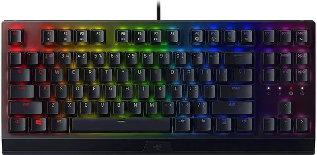 Main image of BlackWidow V3 Tenkeyless TKL Mechanical Gaming Keyboard: Green Mechanical Switches - Tactile & Clicky - Chroma RGB Lighting - Compact Form Factor - Programmable Macros