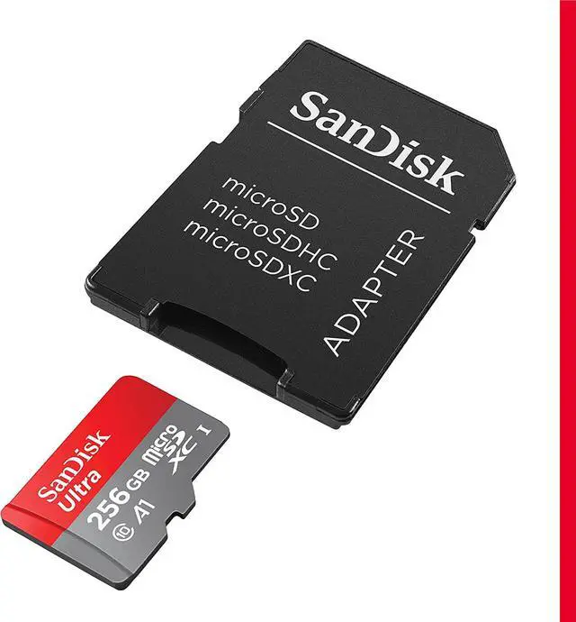 Alt view image 2 of 7 - SanDisk 128GB Ultra microSDXC UHS-I Memory Card with Adapter - 120MB/s, C10, U1, Full HD, A1, Micro SD Card - SDSQUA4-128G-GN6MA