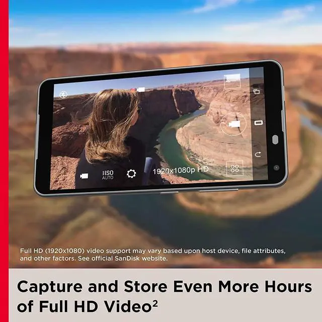 Alt view image 4 of 6 - SanDisk 200GB Ultra microSDXC UHS-I Memory Card with Adapter - 120MB/s, C10, U1, Full HD, A1, Micro SD Card - SDSQUA4-200G-GN6MA, Black