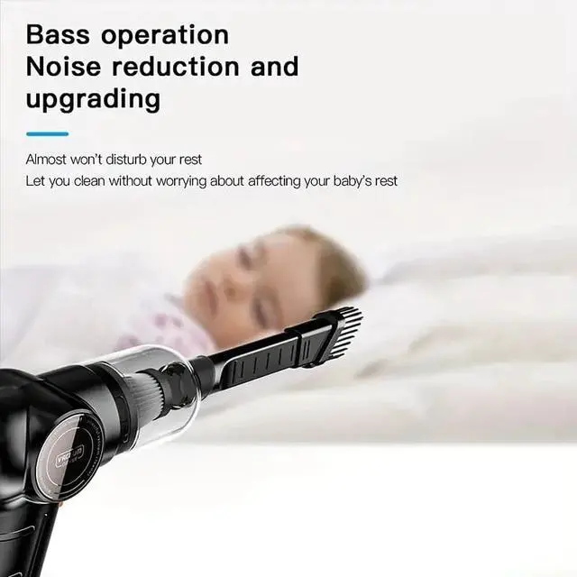Alt view image 6 of 7 - Compressed Air Duster & Multifunction Vacuum Cleaner, 3 In 1 Car Portable Handheld Car Small Mini Vacuum Cleaner High Power Dust Remover Outdoor Pump For Car Home