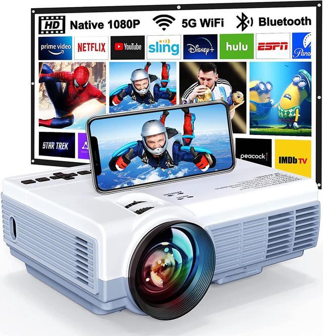 Native 1080P Projector offers with 5G WiFi and Bluetooth