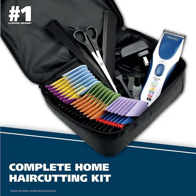 Alt view image 3 of 7 - Wahl Color Pro Cordless Rechargeable Hair Clipper & Trimmer  Easy Color-Coded Guide Combs - for Men, Women, & Children  Model 9649P