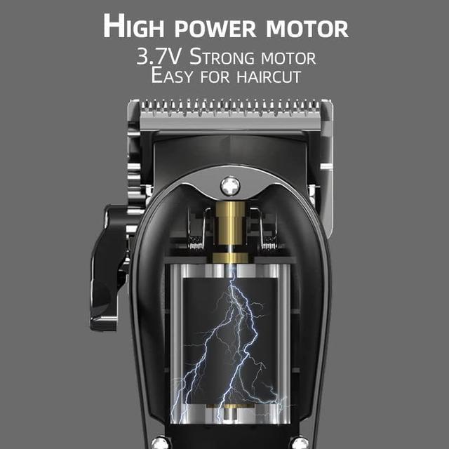 Alt view image 6 of 6 - Hair Clippers for Men Professional - Cordless&Corded Barber Clippers for Hair Cutting & Grooming, Rechargeable Beard Trimmer
