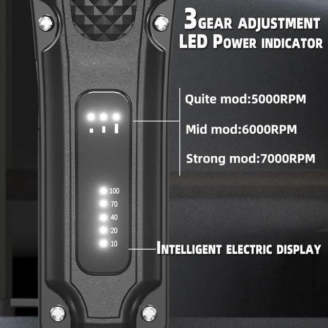 Alt view image 2 of 6 - Hair Clippers for Men Professional - Cordless&Corded Barber Clippers for Hair Cutting & Grooming, Rechargeable Beard Trimmer