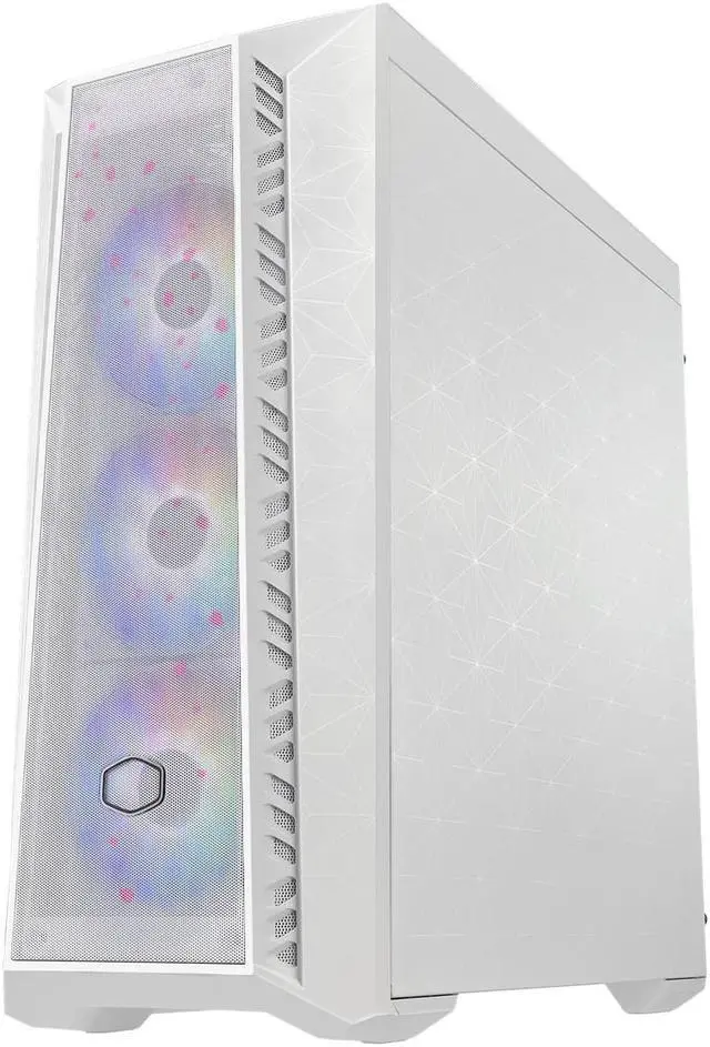 Alt view image 5 of 7 - Cooler Master sakura MASTERBOX 520 MESH SAKURA LIMITED EDITION, Mini ITX, Micro ATX, ATX, SSI CEB, E-ATX* Tempered Glass Case, 280mm/360mm Supported, ARGB Fans and Hub Included(MB520-WGNN-S02)