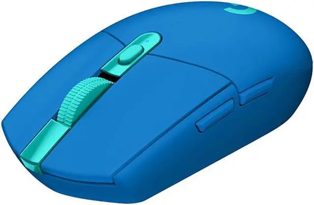 Alt view image 3 of 5 - Logitech G304 Lightspeed Wireless Gaming Mouse 6 Programmable Keys 12000DPI Support USB Interface Windows/Mac OS- Blue