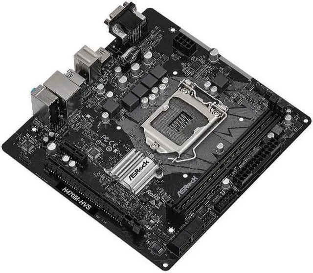 Alt view image 3 of 4 - H470M-HVS LGA 1200 Intel H470 SATA 6Gb/s Micro ATX Intel Motherboard