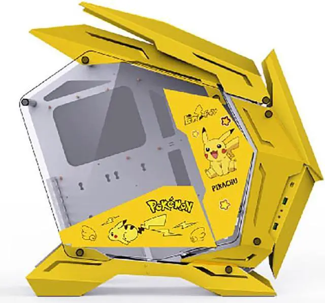 Main image of MOD3 Pokemon ATX Full Tower Tempered Glass Gaming Computer Case, Support EATX/ATX/ MATX/ ITX ATX