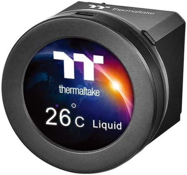 Alt view image 4 of 6 - Thermaltake Tt Floe RC Ultra 240 CPU & Memory AIO Liquid Cooler GIF Customization CL-W324-PL12GM-A