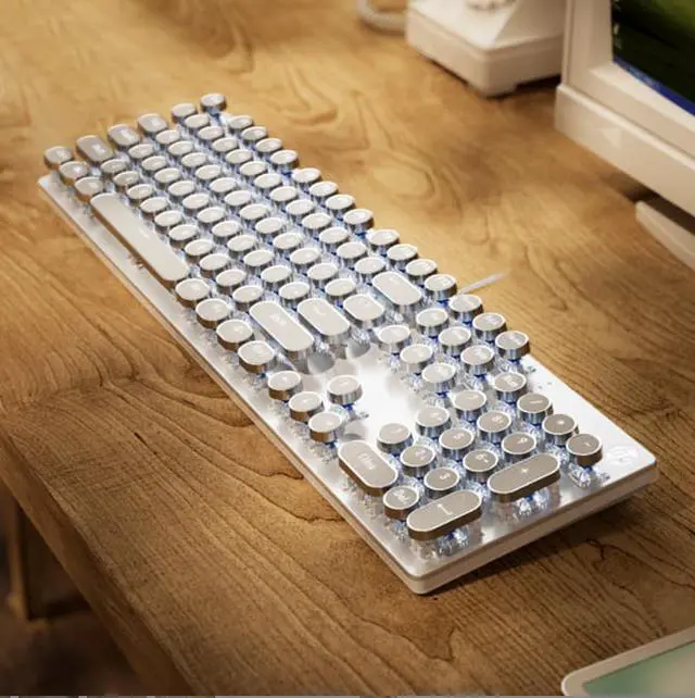 Main image of HP Mechanical Gaming Keyboard Game Esports Special Keyboard with White Light,Wired Keyboard for Both Gaming and Office Use