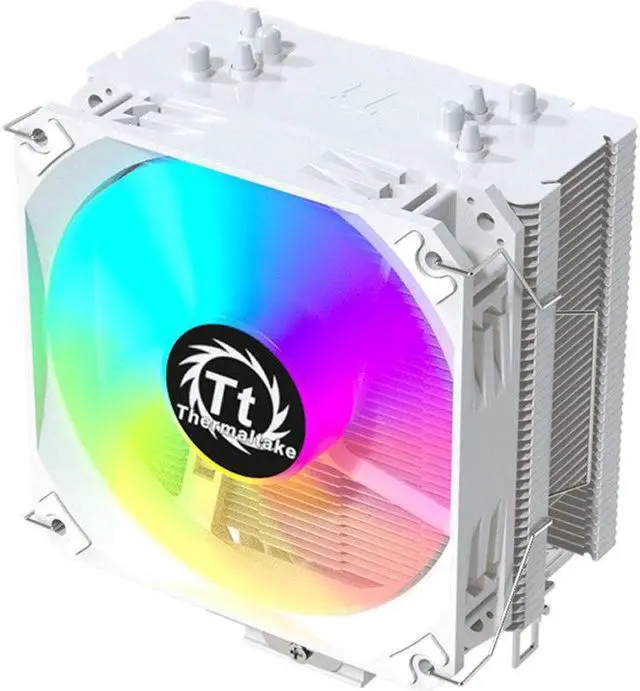 Thermaltake S400 RGB White Edition CPU Cooler, 120mm 1800RPM