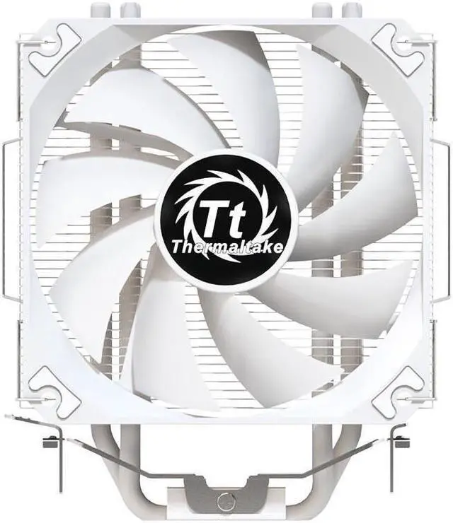 Alt view image 4 of 7 - Thermaltake S400 RGB White Edition CPU Cooler, 120mm 1800RPM PWM Fan with High Performance Copper Heat Pipes (4 Heat Pipes) CL-P081-AL12SW-B, White CPU Cooler
