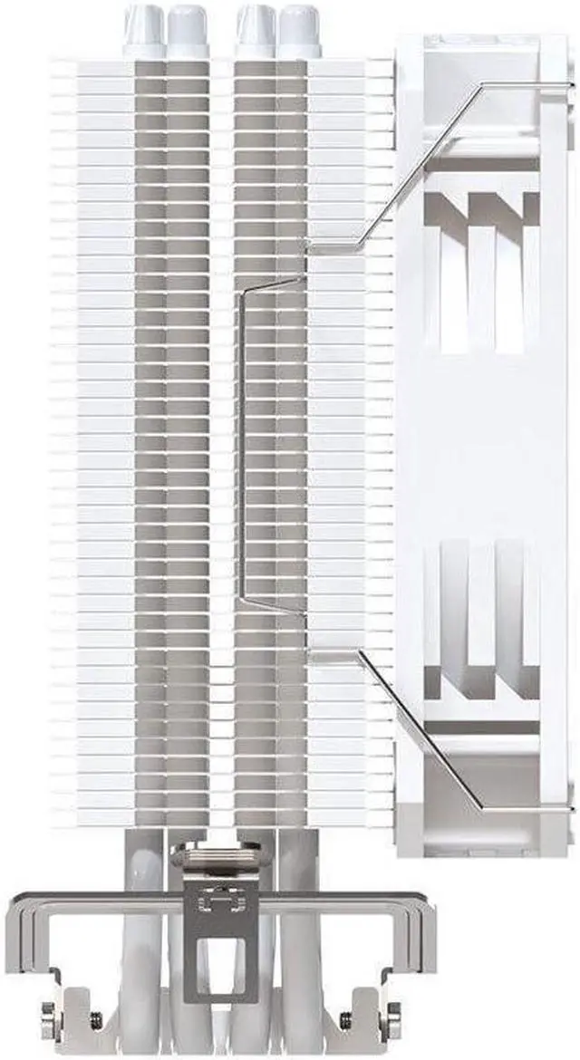 Alt view image 7 of 7 - Thermaltake S400 RGB White Edition CPU Cooler, 120mm 1800RPM PWM Fan with High Performance Copper Heat Pipes (4 Heat Pipes) CL-P081-AL12SW-B, White CPU Cooler