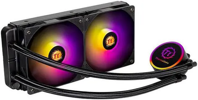 Alt view image 4 of 7 - Thermaltake Dragon 240 Riing ARGB All-In-One CPU Water Cooling Radiator, PWM, ARGB Fan, Shenguang Sync, Support 1700