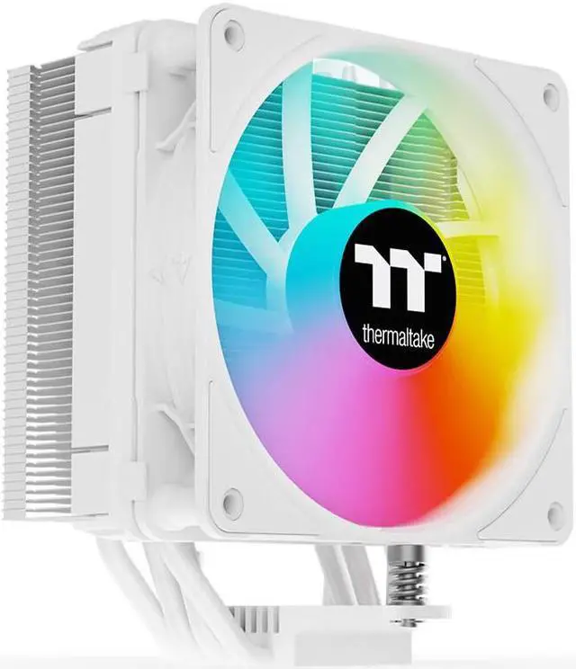 Main image of Thermaltake Steel Shadow 400P Snow White Edition CPU Air Cooling Radiator, ARGB Fan, PWM Temperature Control, Colorful LOGO, 4 Heatpipes, Support AM5, LGA 1700 (White)