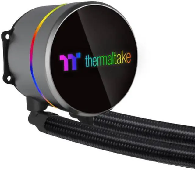Alt view image 4 of 6 - Thermaltake Hurricane S240 ARGB All-in-One CPU Liquid Cooler, ARGB Light Synchronization, ARGB PWM FAN, Support 12th Generation 1700 Interface