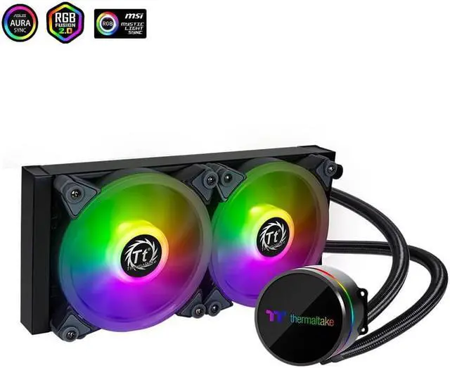 Main image of Thermaltake Hurricane S240 ARGB All-in-One CPU Liquid Cooler, ARGB Light Synchronization, ARGB PWM FAN, Support 12th Generation 1700 Interface