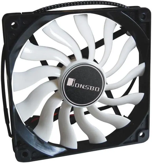 Alt view image 6 of 6 - JONSBO 12020 series Case Fan Ultra-thin Silent 12cm Computer PC Fan, a Small 3Pin+a Big 4Pin, 13 Blades 120×120×20MM