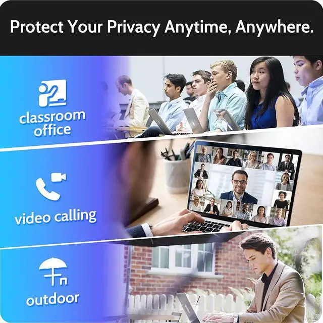 Alt view image 7 of 7 - Magnetic Easy On/Off Privacy Screen Protector for MacBook Air 13.6" M2 2022 Release, Anti-Spy Tempered Glass Tinted Screen Film Guard for MacBook Air 13.6 Inch A2681