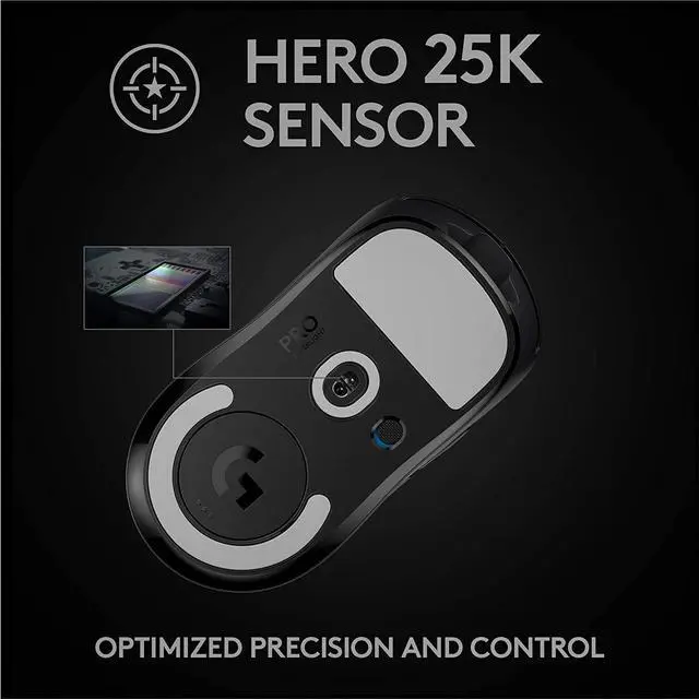 Alt view image 6 of 7 - Mouse Sticker Grip Tape for Logitech G 910-005878 G PRO X Superlight Gaming Mouse Anti-slip Mouse Sweat Resistant Pad Tape for Gaming Computer Protect Color: (011)-Black and White Mandarin Duck KDA