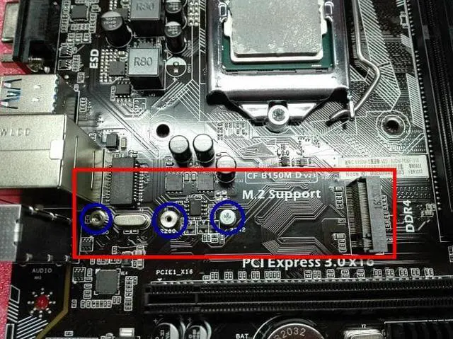 Alt view image 4 of 4 - PCIe NVMe M.2 SSD Mounting Screws Kit for Asus Gigabyte ASRock Msi Motherboards