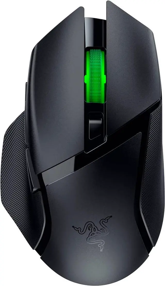 Main image of Razer Basilisk V3 X HyperSpeed Customizable Wireless Gaming Mouse: Mechanical Switches Gen-2-5G Advanced 18K Optical Sensor - Chroma RGB - 9 Programmable Controls - 535 Hr Battery - Classic Black