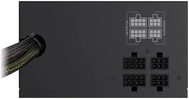 Alt view image 6 of 7 - GAMEMAX VP-500-RGB-M 500W Semi Modular Power Supply ,120 mm Fan ,80+ Bronze