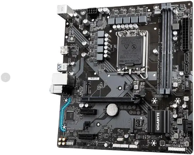 Alt view image 3 of 5 - GIGABYTE B760M POWER LGA 1700 Intel B760 M-ATX Motherboard With DDR4*2, 2* M.2, PCIe 4.0, USB 3.2 Gen 1 , 2.5GbE LAN, Q-Flash Plus(OEM , Industrial packaging non-color box)