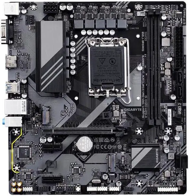 Alt view image 2 of 4 - GIGABYTE B760M D2HX SI LGA 1700 Intel B760 M-ATX Motherboard With DDR5*2, 2* M.2, PCIe 4.0, USB 3.2 Gen 1 , 2.5GbE LAN, Q-Flash Plus(OEM , Industrial packaging non-color box)