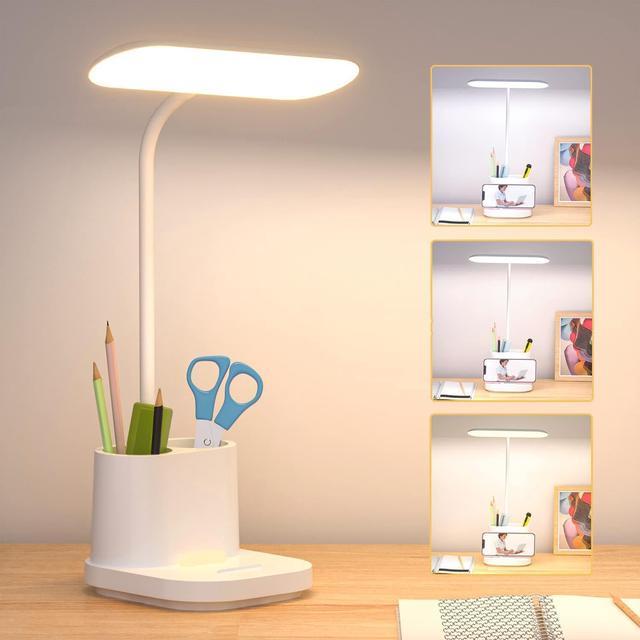 Battery Operated Table Lamps, Rechargeable Wireless LED Desk Lamp With Touc  H, 3-Level Brightness Light, USB Eye Protection Decoration Night Lamps