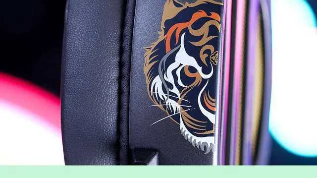 Alt view image 3 of 4 - XIBERIA S21 Dunhuang Joint Edition 50MM Drivers LED Gaming Headphones 7.1 USB Gaming Headset Cyberpunk style Wired Headphones