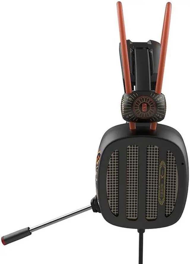 Alt view image 6 of 6 - XIBERIA S21 Dunhuang Joint Edition 50MM Drivers LED Gaming Headphones 3.5MM Gaming Headset Cyberpunk style Wired Headphones
