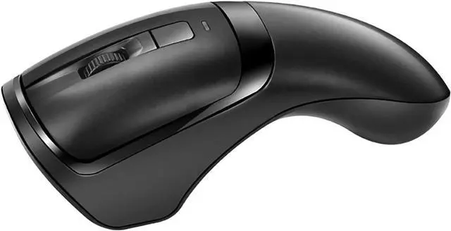 Main image of New Wireless Mouse Barcode Scanner, 2-in-1 Design 2D Handheld Barcode Scanner with Wireless Mouse Functions for POS System,Store,Supermarket, Warehouse.(Black)