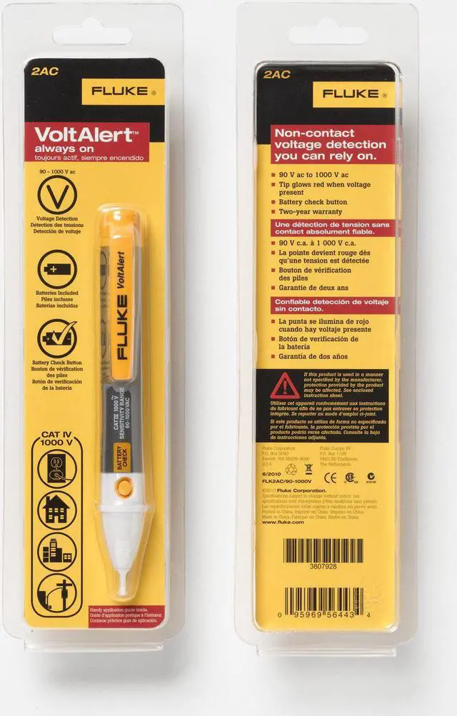 Alt view image 6 of 6 - Fluke 2AC Alert Voltage Tester