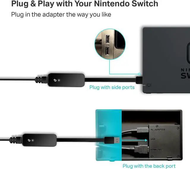 Alt view image 6 of 7 - TP-Link USB to Ethernet Adapter (UE306), Foldable USB 3.0 to Gigabit Ethernet LAN Laptop Network Adapter, Supports Nintendo Switch, Windows, Linux, Apple MacBook OS 10.11-10.15, Surface
