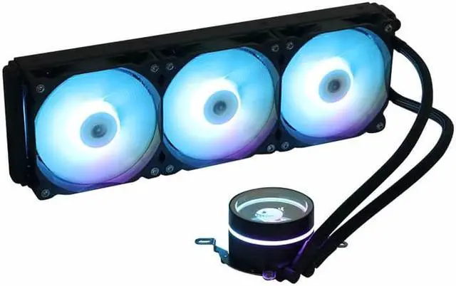 Main image of CORN 360 Integrated Water Cold Radiator, ARGB Lighting Synchronization, PWM Intelligent Temperature Control,Mute Fan, Support Dual Platform, Black