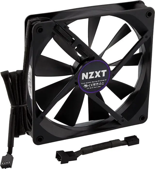 Main image of NZXT AER F - 140mm - Winglet Designed Fan Blades - Fluid Dynamic Bearings - PWM Airow Fans - Gaming Computer Fan