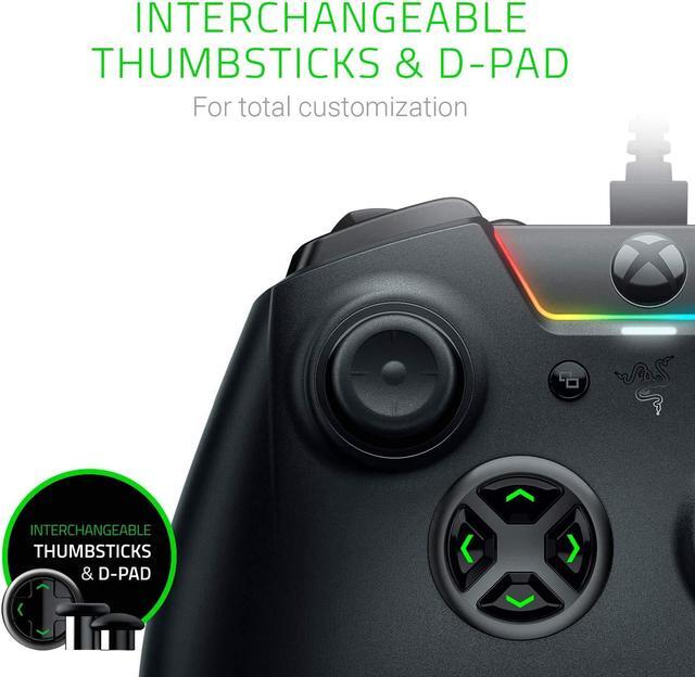 Alt view image 2 of 7 - Razer Wolverine Ultimate Officially Licensed Xbox One Controller: 6 Remappable Buttons and Triggers - Interchangeable Thumbsticks and D-Pad - For PC, Xbox One, Xbox Series X & S - Black