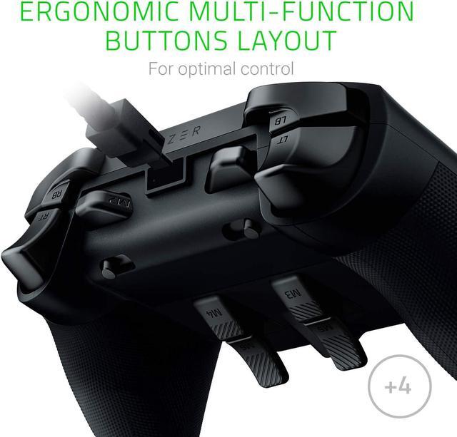 Alt view image 3 of 7 - Razer Wolverine Ultimate Officially Licensed Xbox One Controller: 6 Remappable Buttons and Triggers - Interchangeable Thumbsticks and D-Pad - For PC, Xbox One, Xbox Series X & S - Black