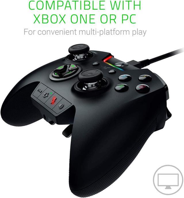 Alt view image 7 of 7 - Razer Wolverine Ultimate Officially Licensed Xbox One Controller: 6 Remappable Buttons and Triggers - Interchangeable Thumbsticks and D-Pad - For PC, Xbox One, Xbox Series X & S - Black