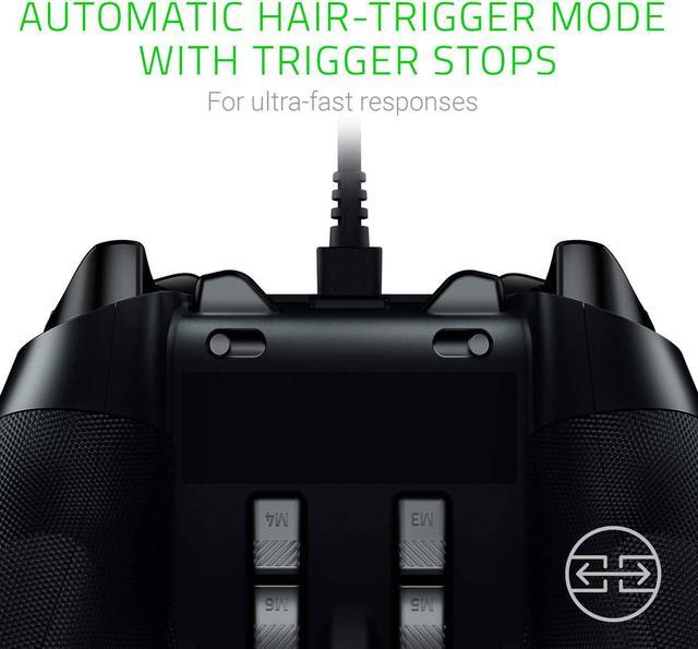 Alt view image 5 of 7 - Razer Wolverine Ultimate Officially Licensed Xbox One Controller: 6 Remappable Buttons and Triggers - Interchangeable Thumbsticks and D-Pad - For PC, Xbox One, Xbox Series X & S - Black