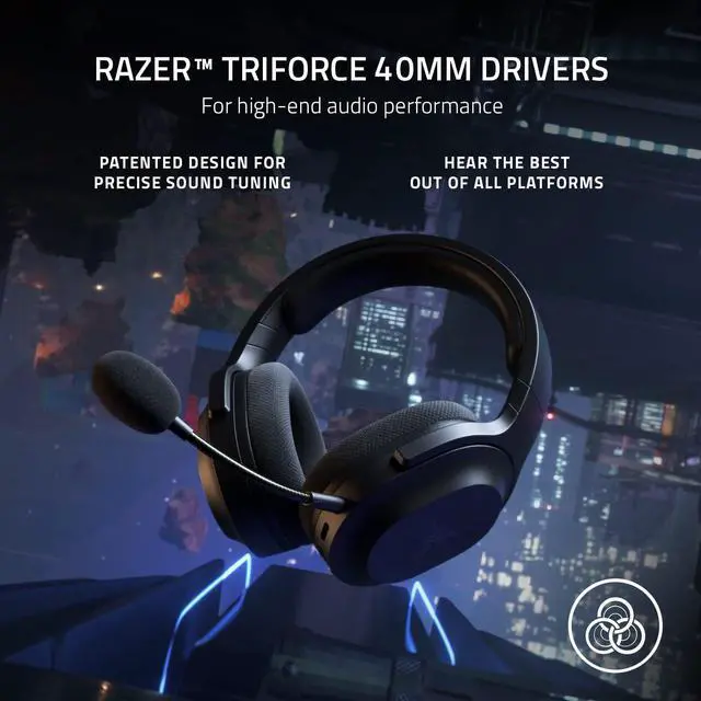 Alt view image 6 of 7 - Razer Roblox Edition Barracuda X Wireless Gaming & Mobile Headset (PC, Playstation, Switch, Android, iOS):2022 Model - 2.4GHz Wireless + Bluetooth - Lightweight 250g - 40mm Drivers - 50 Hour Battery