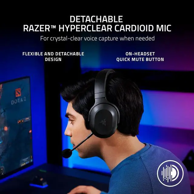Alt view image 7 of 7 - Razer Roblox Edition Barracuda X Wireless Gaming & Mobile Headset (PC, Playstation, Switch, Android, iOS):2022 Model - 2.4GHz Wireless + Bluetooth - Lightweight 250g - 40mm Drivers - 50 Hour Battery