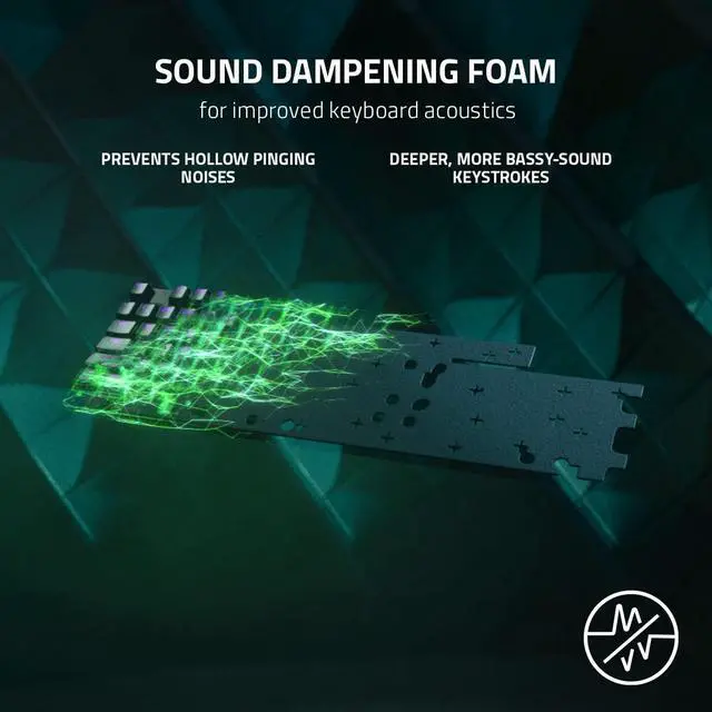 Alt view image 4 of 6 - Razer Huntsman V2 TKL Tenkeyless Gaming Keyboard: Fast Linear Optical Switches Gen2 w/Sound Dampeners & 8000Hz Polling Rate - Detachable TypeC Cable - UV-Coated ABS Keycaps - Wrist Rest - ESL Edition
