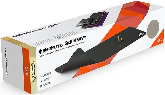 Alt view image 5 of 5 - SteelSeries QcK Gaming Surface - XXL Thick Cloth - Mouse Pad - Sized to Cover Desks