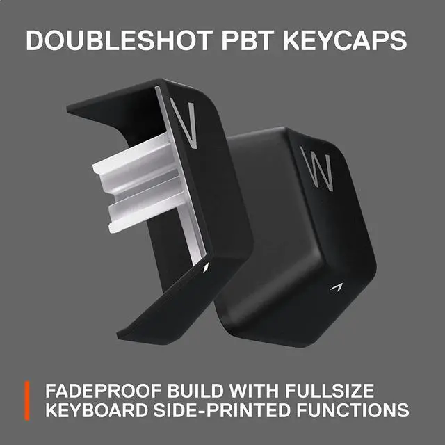 Alt view image 7 of 7 - SteelSeries Apex Pro Mini Wireless Mechanical Gaming Keyboard  Worlds Fastest Keyboard  Adjustable Actuation  Compact 60% Form Factor  RGB  PBT Keycaps  Bluetooth 5.0  2.4GHz  USB-C
